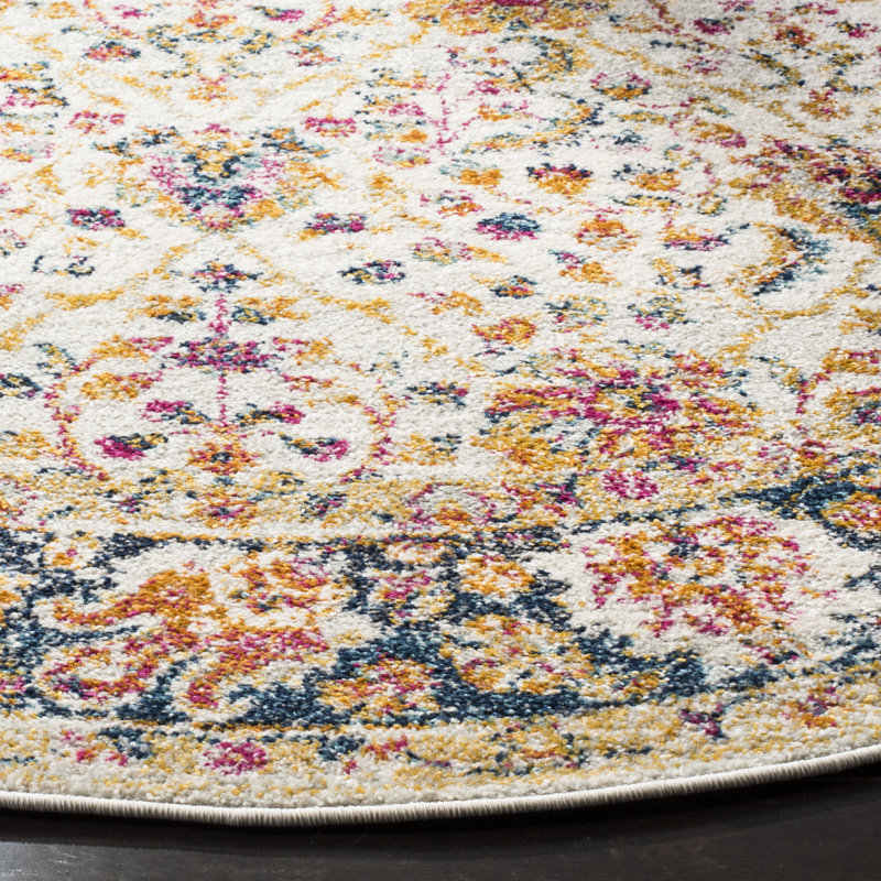 Sariah Oriental Jute / Sisal Area Rug, Round 201 cm