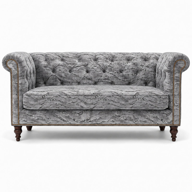 Animal Print Velvet | Empress Fabric, Charcoal
