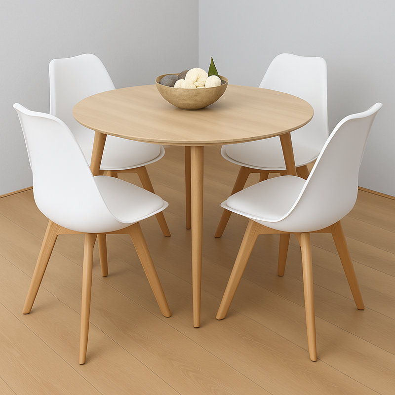 4 - Person Dining Set, White