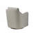 Polyester Upholstered Arm Chair with Round Base-1353163618