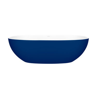 Barcelona 70.875" x 34.125" Freestanding Soaking Bathtub