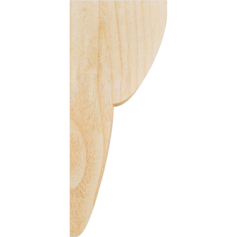 Corbeau Crestline, H 14 po x l 4 po x P 6 po, Sapin de Douglas, Sciage brut