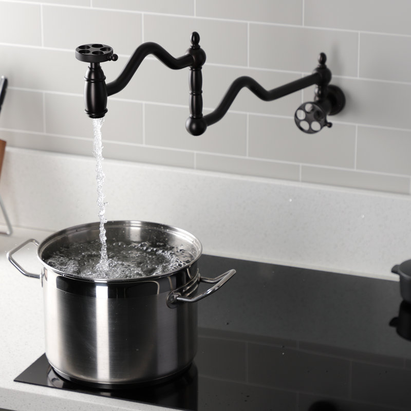 Robinet de cuisine en laiton Kingston, Bronze huilé