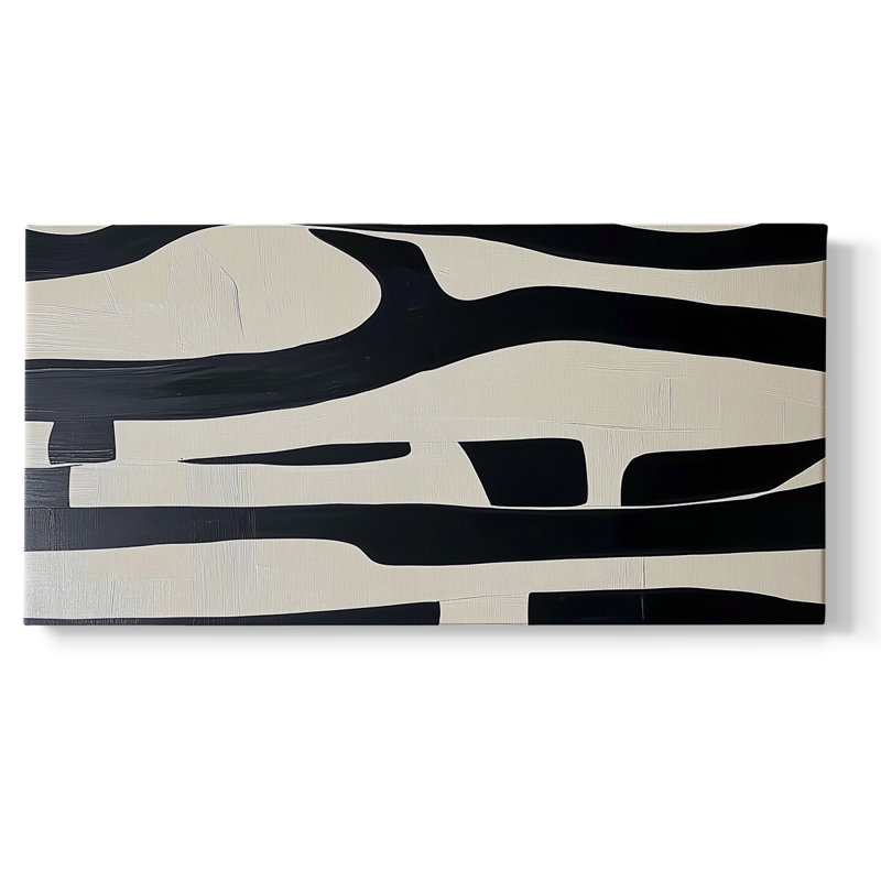 Abstract Series 7 #LX-Gallery Wrapped Canvas, 16" H x 32" W