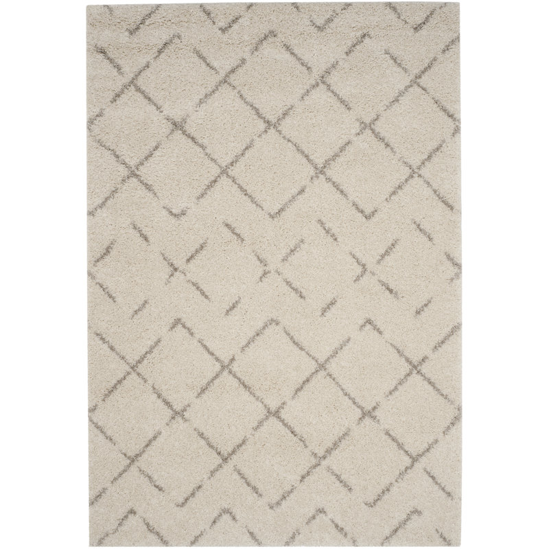 Maxton Geometric Hand Woven Area Rug, Rectangle 201 x 279 cm