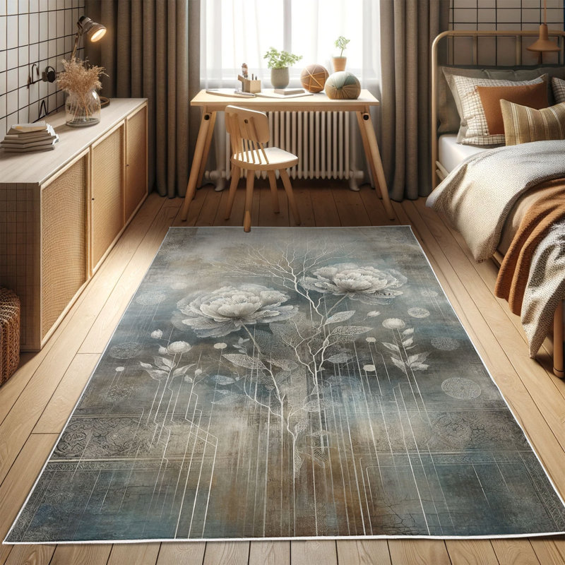 Machine Printed 152cm X 76cm Area Rug