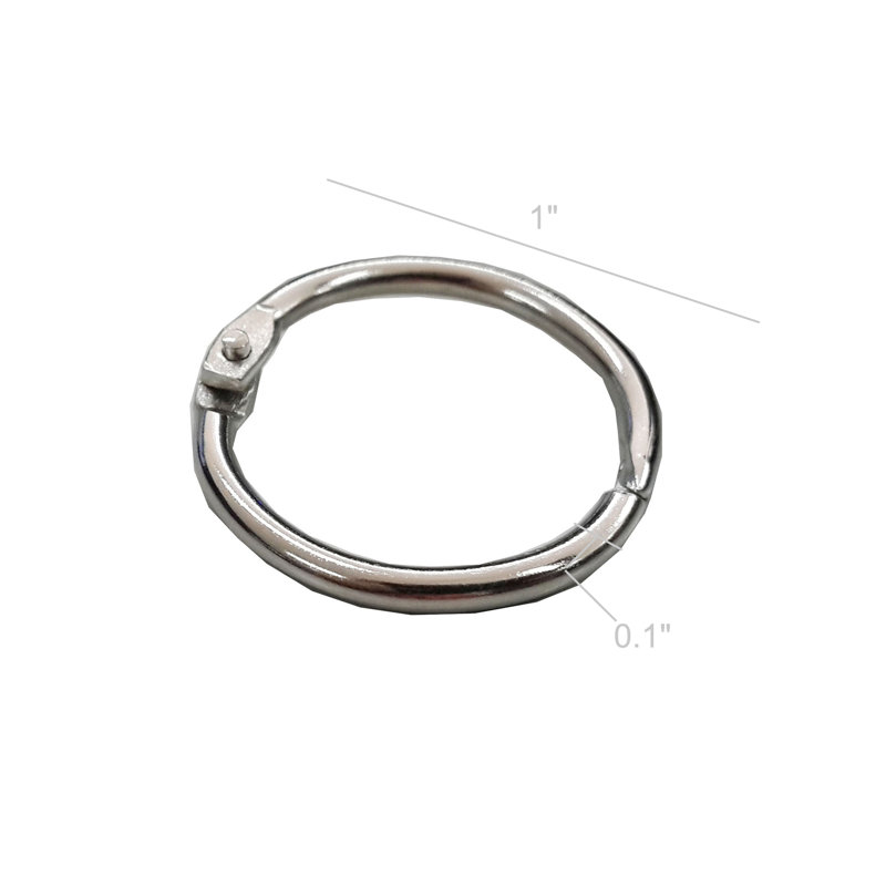 1" Steel Snap Display Ring 100 Pieces