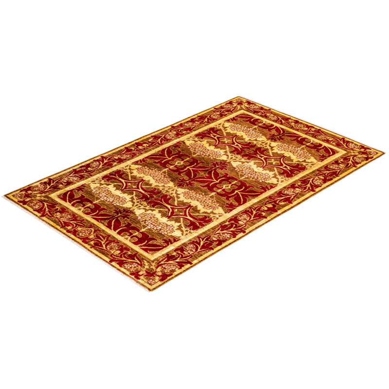 Viransh One-of-a-Kind 4'10" x 7'9" Hand Knotted Area Rug