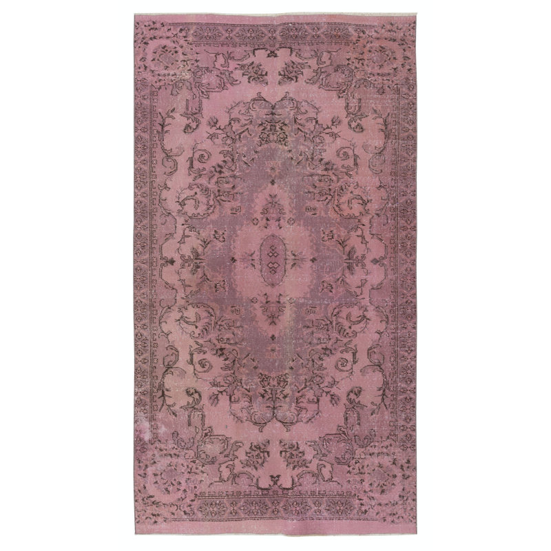Tapis turc fait à la main 5 x 9 pi pour salon, salle à manger et chambre d'enfant