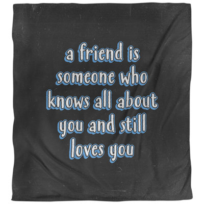 Housse de couette Love and Friendship Quote