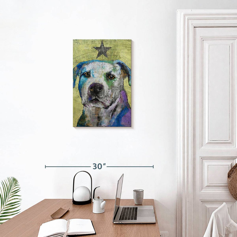 Brampt Pit Bull Terrier, 24" H x 16" W