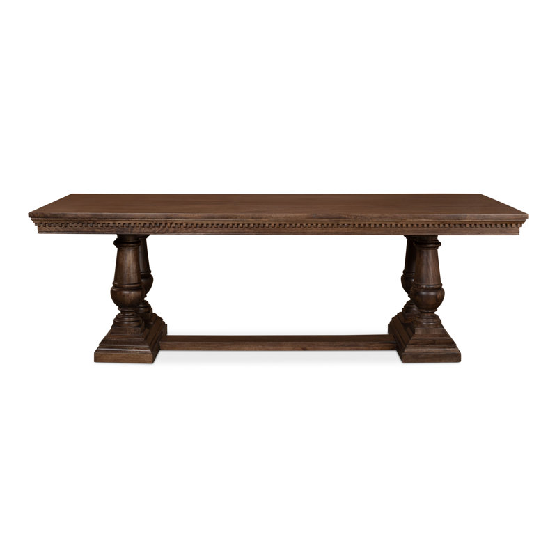 Table de salle à manger à double piédestal Joshua
