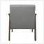 Confortable fauteuil d'appoint Mid-Century moderne avec coussin capitonné et structure robuste-1145194985