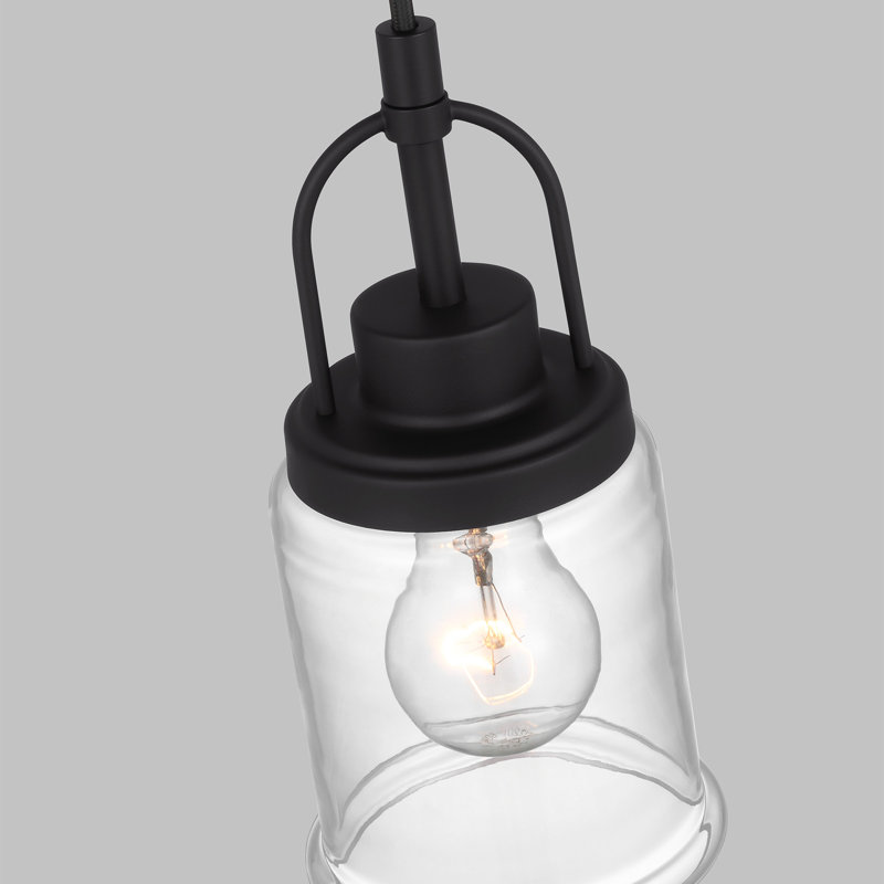 1 - Light Pendant, Midnight Black