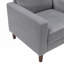 Chaise rembourrée moderne en velours côtelé avec coussin confortable et structure en bois massif pour le salon / 1pc-1407879443