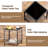 2 - Person Patio Conversation Sets Rocking Bistro Sets with Gray Cushions-723575856