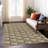 Machine Washable Indoor/Outdoor Lipman ACN2416 Geometric Rug-2078401905