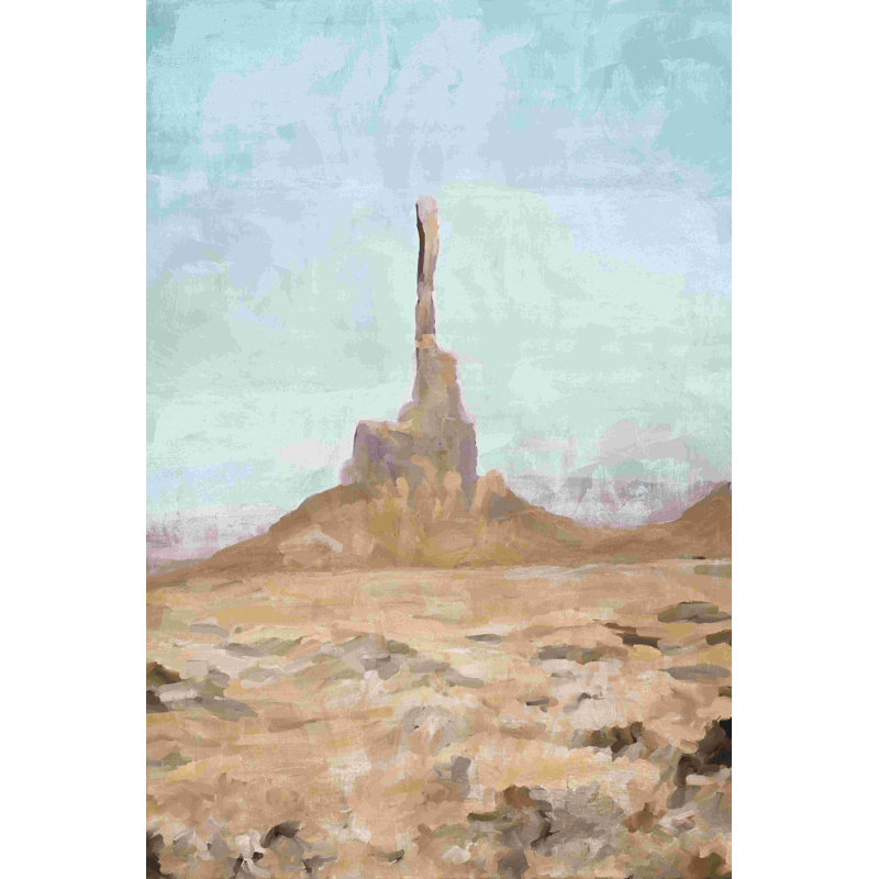 " Paint Desert " Painting Print, 18" H x 12" W  