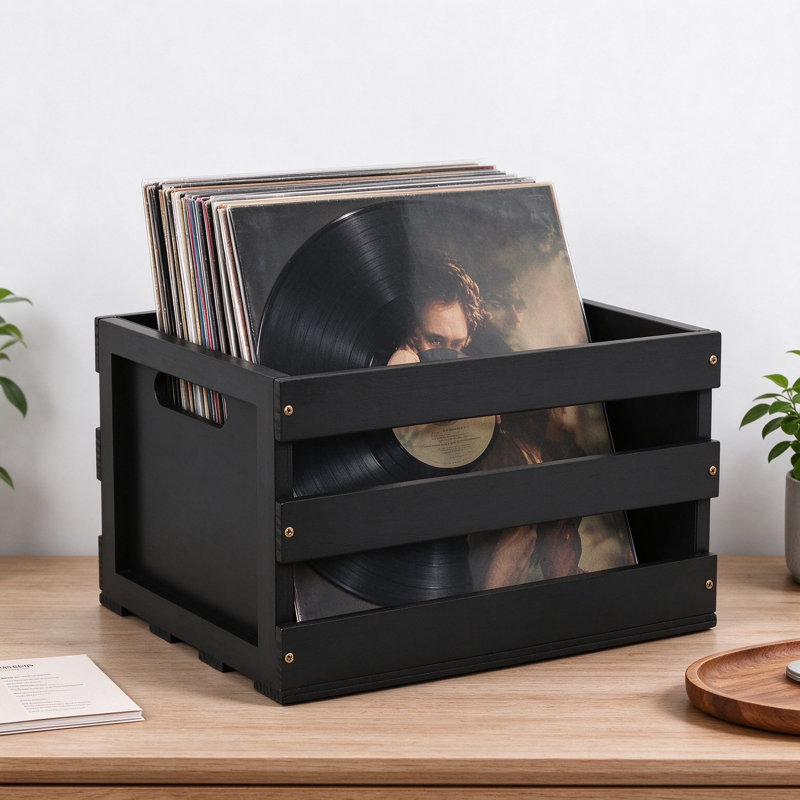 Solid Wood 9.45 " H Media Shelves