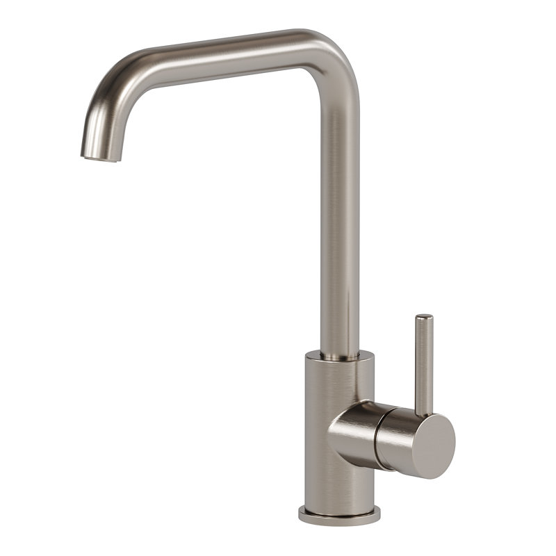 Single-Hole Single-handle Bathroom Faucet, Brushed Nickel