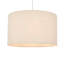 Linen Blend Drum Pendant Shade-311245122