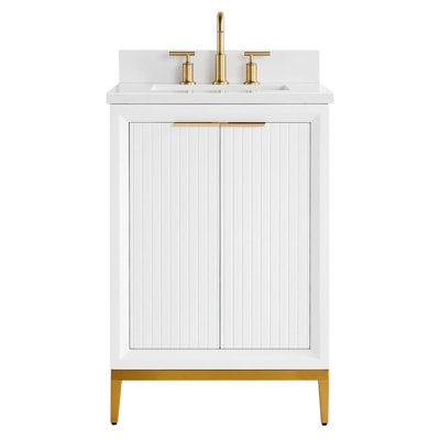 Bungalow 24" Freestanding Standard Single Bathroom Vanity with Top