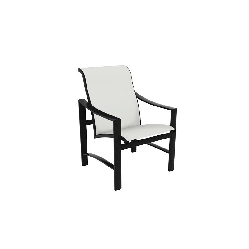 Kenzo Outdoor Dining Armchair, Graphite, Bogota