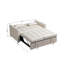 Canapé-lit, canapé-lit escamotable en velours 3 en 1 avec accoudoirs, poches de rangement et 2 coussins, dossier réglable, canapé-lit pour le salon, lit variable dans la chambre à coucher
