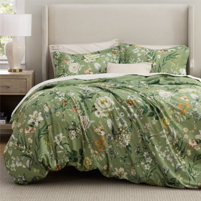 Bedsure Twin Comforter Set - Dream Of Prosperity, Cute Floral Dorm Bedding