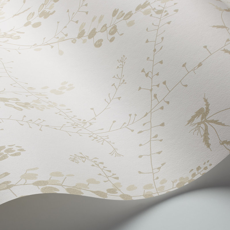 Boråstapeter Bladranker Wallpaper, Beige