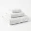 Ensemble de 3 serviettes de toilette en coton Atlas Heavyweight Plush Absorbant Solid Dobby Border-1405965650