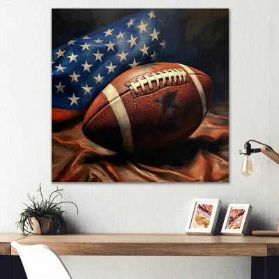 Patriot Usa Football Ballon - Nfl Framed Prints