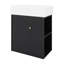 21.6" Floating Bathroom Vanity With Sink,  Right Side Open Storage-583832898