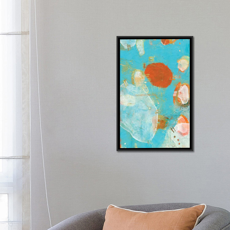 « phenix ii », impression sur toile, H 26 po x l 18 po x P 1,5 po, Toile avec cadre flottant noir, Pas de tapis