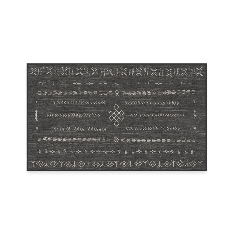 Système de tapis et de coussins lavables 2 pièces Astrid, Rectangulaire 3 pi x 5 pi