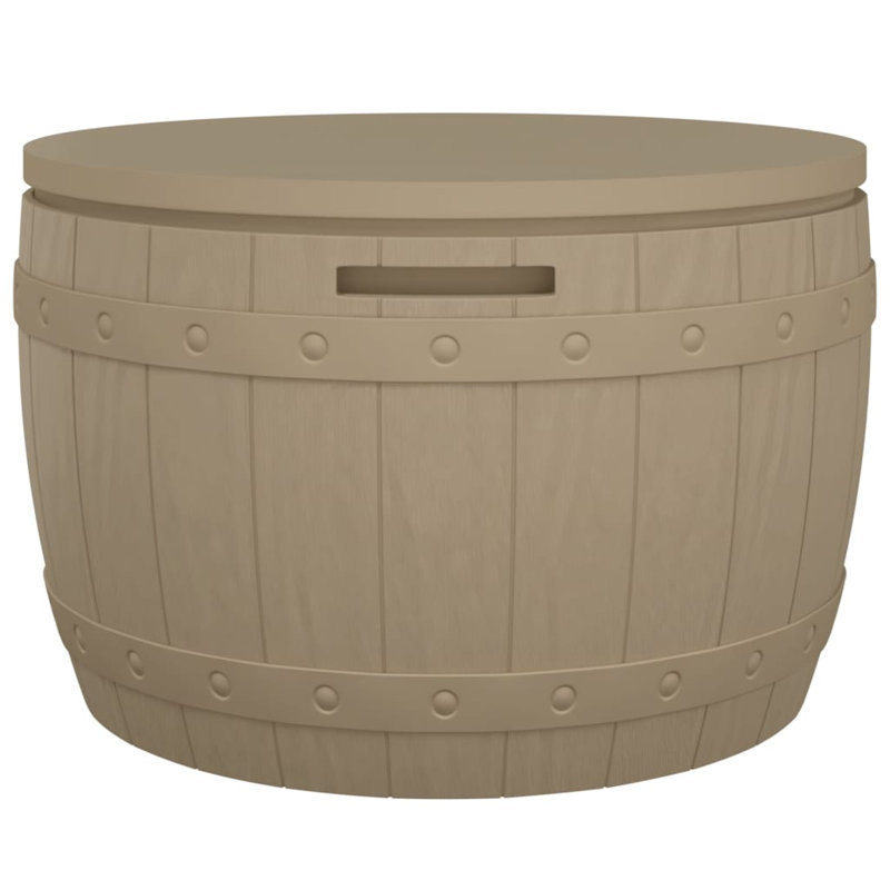 ClassicLiving Marysvale 67.5cm W 33.5L Plastic Deck Box in Light Brown