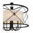 Nashwa Fabric Semi Flush Mount