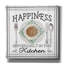  «Happiness Served Daily» par Elizabeth Tyndall, art mural sur toile, 37 po x 37 po