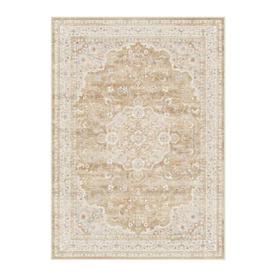 Haven Classic Persian Style Area Rug in Light Brown