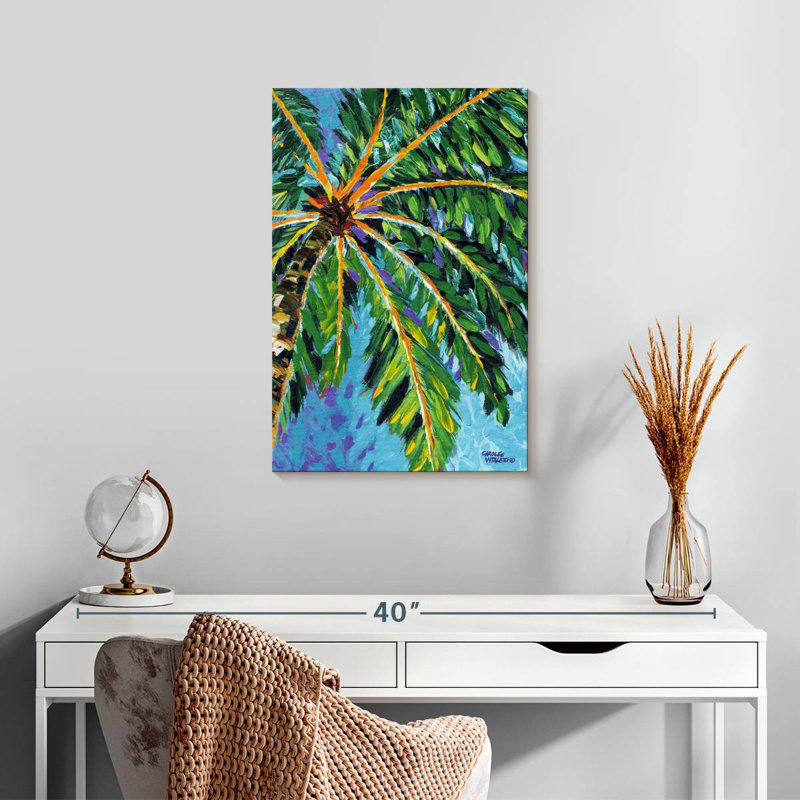Harnek View Under The Palms I, H 24 po x l 16 po