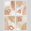 «Modern Abstract Pink Tan-101825590-101825594