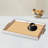 Elegant Glass Tray, 19.7 x 11.4 x 1.4 inches | 100% Durable Glass Construction | Easy to Clean with Damp Cloth | Ideal for Serving, Decorative Display, and Organizing | Stylish Addition to Home Décor-919041883