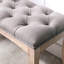 Banc rembourré en lin 43,3 po Linvella-130625064