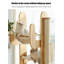 Structure d'escalade moderne et minimaliste en bois massif