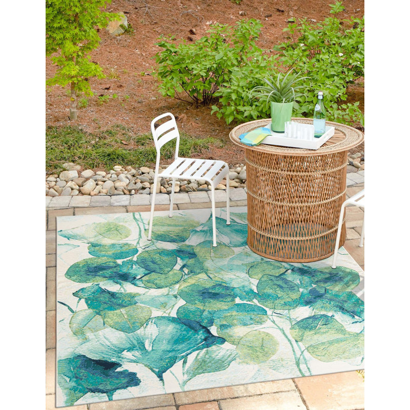 Firman Wygant Indoor/Outdoor Area Rug, Square 7'10"