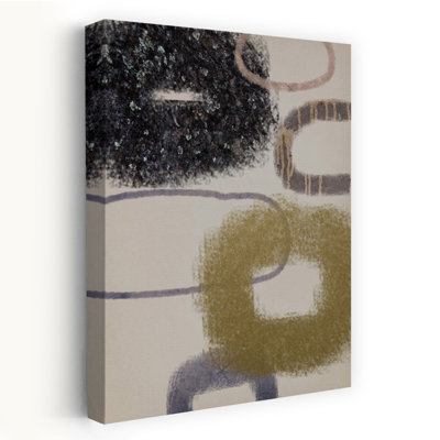 Dianajahns Smoke Rings 01 16X20, art mural abstrait contemporain