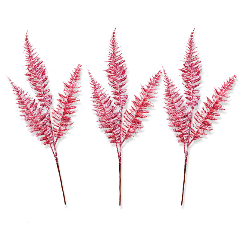 Feuille à paillettes, Rose clair