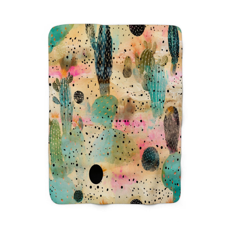  Couverture Vintage Desert Vibes, Grand lit