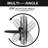 Healsmart 24'' Oscillating Wall Mounted Fan