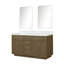 Meuble-lavabo double Shelter et miroirs 28 po-115766989-115766992-115766997